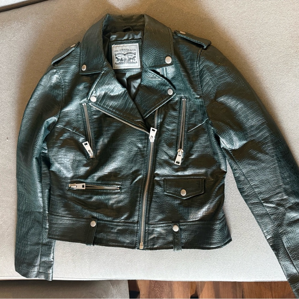 Levi's Dark Green Moto Jacket